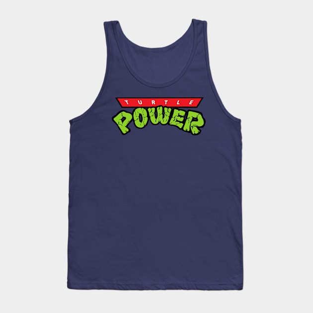 Turtle Power Tank Top by tabslabred